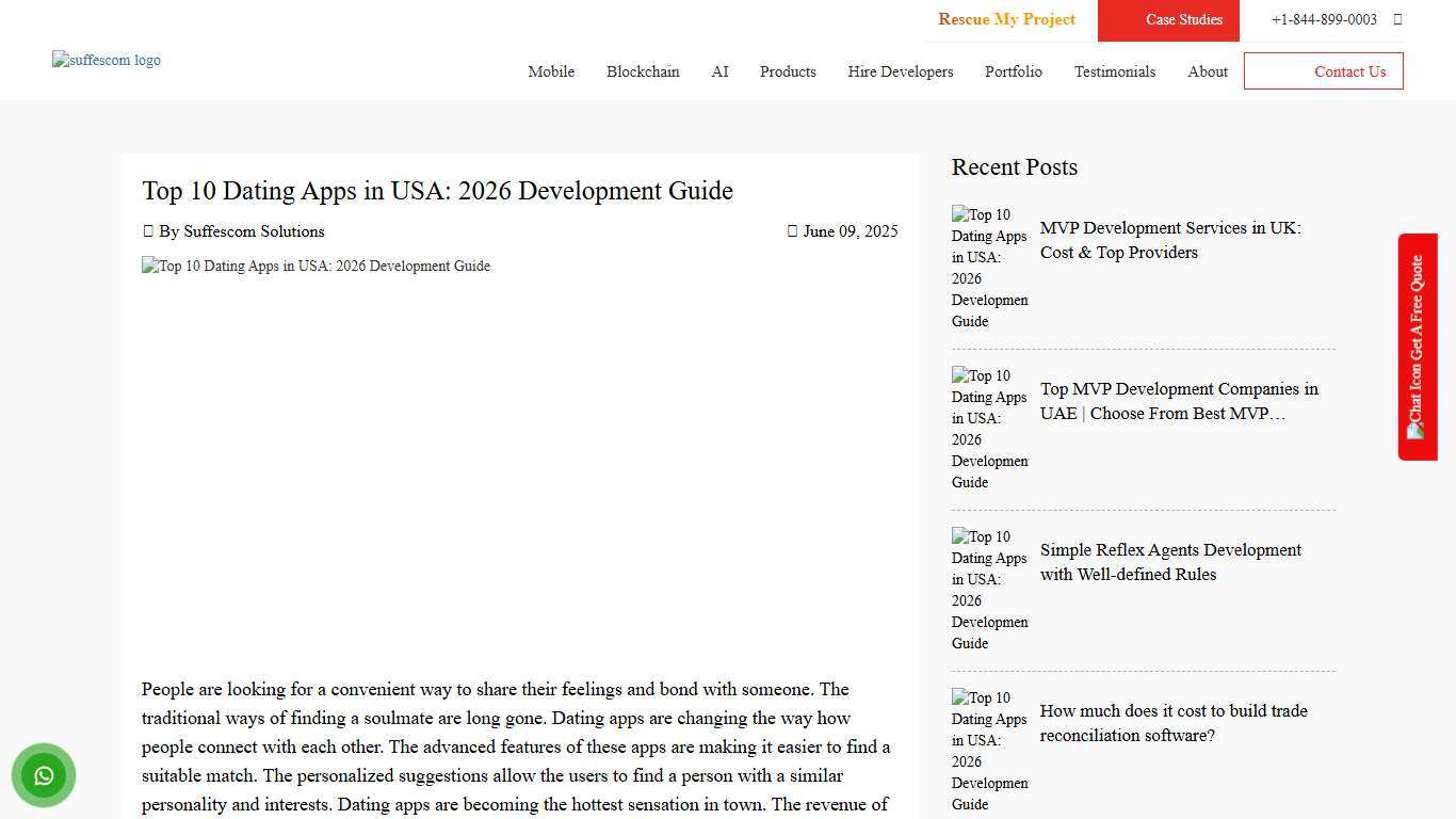Top 10 Dating Apps in USA: 2026 Development Guide